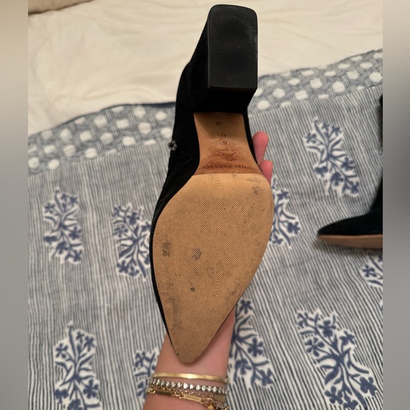 Black Isla Suede Bootie - Picture 3 of 6